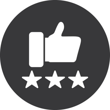 rating vector icon design