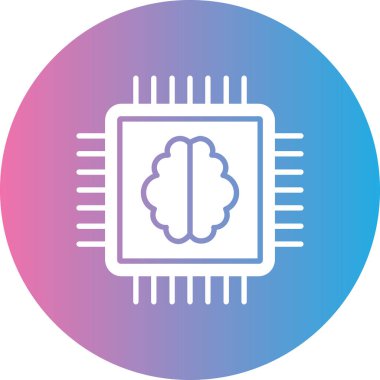 Elektronik devre vektör çizimine sahip beyin