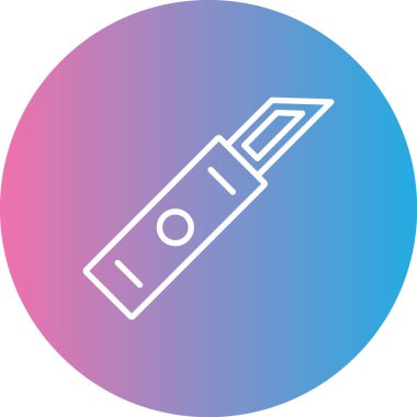 Kalem. Web simgesi basit illüstrasyon