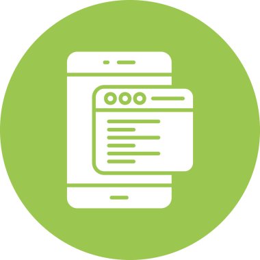 Smartphone Simgesi, vektör illüstrasyonu