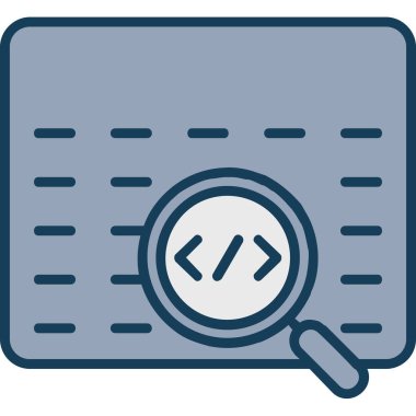 Yazılım geliştirme simgesi doldurulmuş ana hatlar biçiminde kodlanıyor