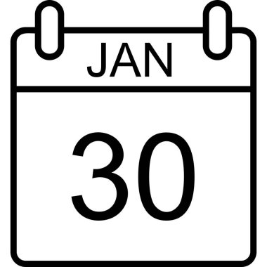 Şubat 25 tarih vektör simgesi