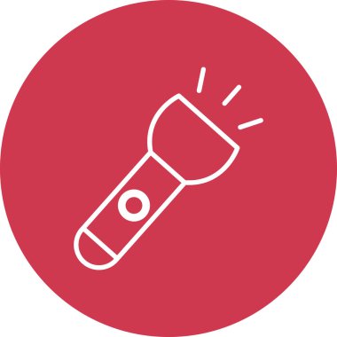 El feneri Vektörü Kabartma Simgesi Tasarımı