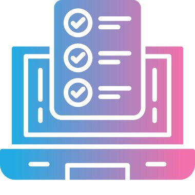 belge simgesi vektör illüstrasyonu