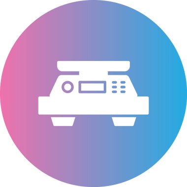 Modern oto tamir simgesinin vektör illüstrasyonu