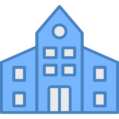 ev simgesini düz bir şekilde inşa etmek