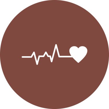 kalp vektör simgesi modern illüstrasyon