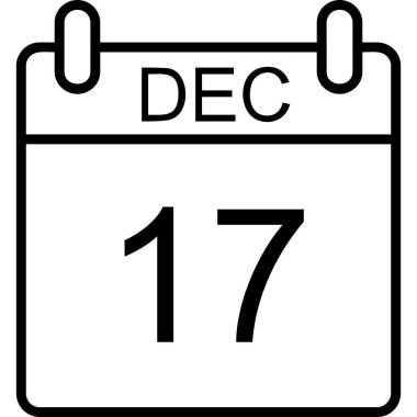 Takvim simgesi tasarımı, vektör illüstrasyonu