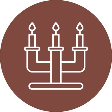 simge vektör çizim mumlar