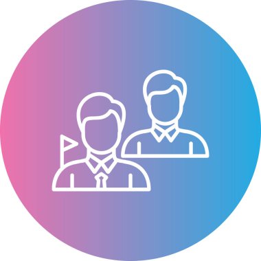 Dizüstü bilgisayarı olan bir iş adamı. vektör illüstrasyonu