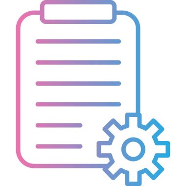 Belge. Web simgesi basit illüstrasyon