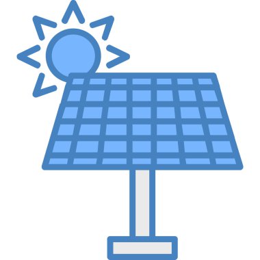 Güneş enerjisi simgesi, dış hat biçimi