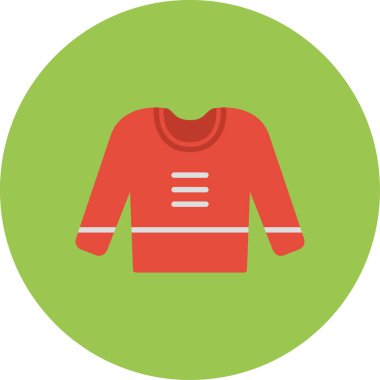 t-t gömlek vektör düz simgesi