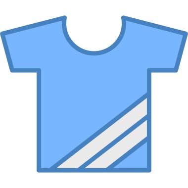 shirt simgesi vektör illüstrasyonu