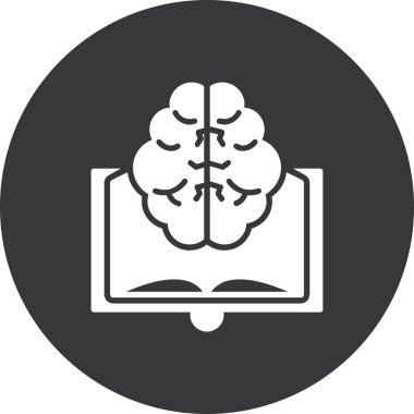 Kitap. Web simgesi basit illüstrasyon