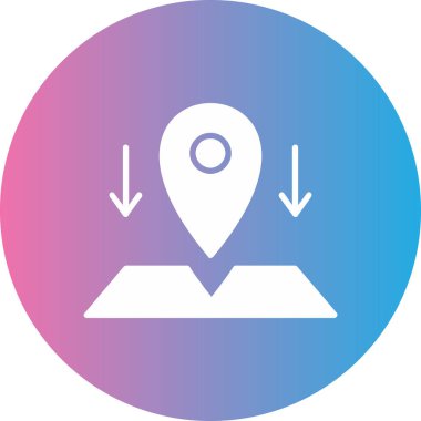 gps navigasyon konumu simgesi