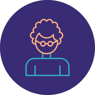 avatar simgesi vektör illüstrasyonu