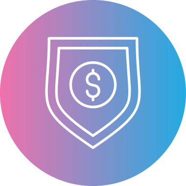 Dolar simgesi vektör illüstrasyonu