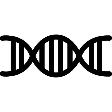 DNA simgesi vektör illüstrasyonu