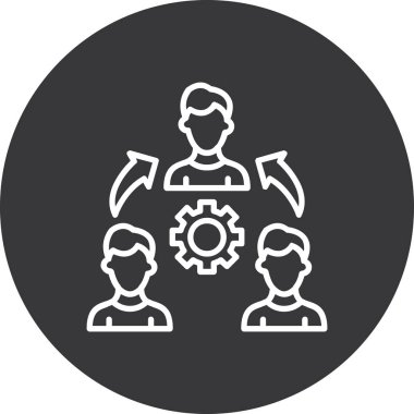 seo modern simgesinin vektör illüstrasyonu