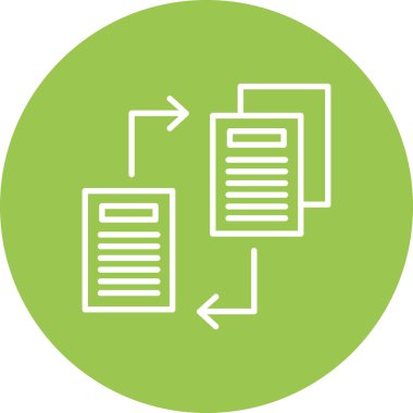 dosya biçimi simgesi, vektör illüstrasyonu