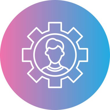 vektör ayarı simgesi, vektör illüstrasyonu