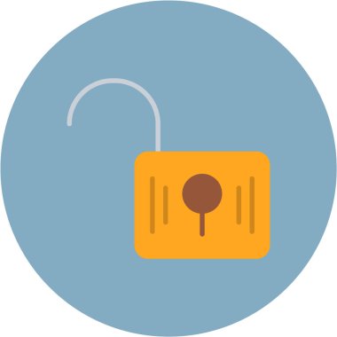 ikon vektör illüstrasyonunu kilitle