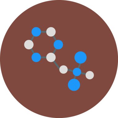 Moda biçimi izole edilmiş arkaplanda molekül simgesi