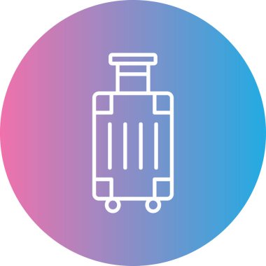 bagaj. Web simgesi basit illüstrasyon