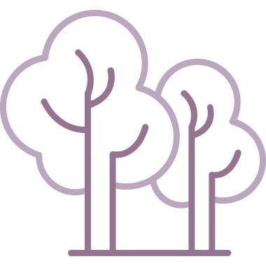 Ağaç ağacı. Web simgesi basit illüstrasyon