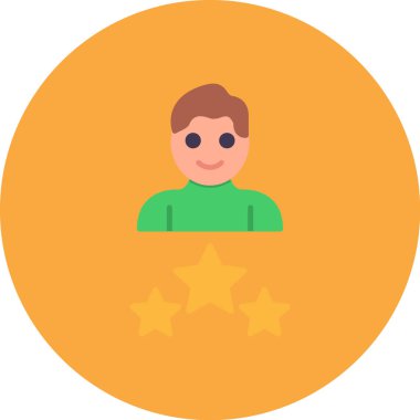 kullanıcı düz vektör simgesi