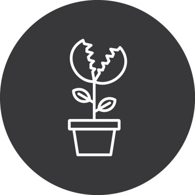 Ağacın vektör illüstrasyon simgesi