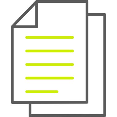 Dosya. Web simgesi basit illüstrasyon