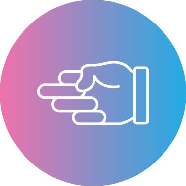 Dokunma simgesinin vektör illüstrasyonu