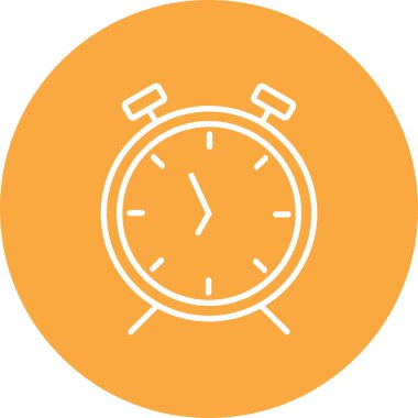 Saat simgesi vektör illüstrasyonu