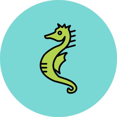 Bir ejderha simgesinin vektör çizimi