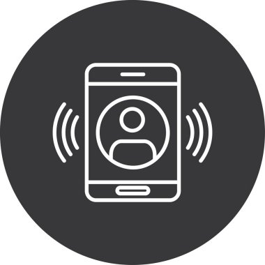 Çağrı merkezi ikon vektör illüstrasyonu