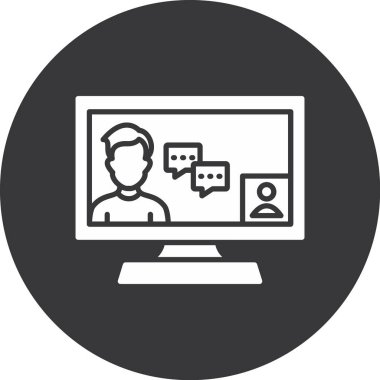 Web simgesi, vektör illüstrasyonu