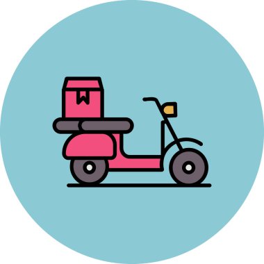 Mobilet. Web simgesi basit illüstrasyon