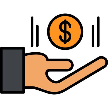 para simgesi vektör illüstrasyonu