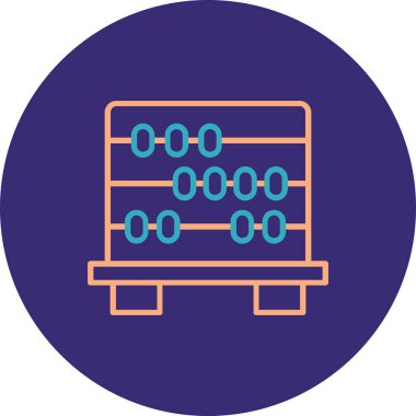 Bir b simgesinin vektör illüstrasyonu