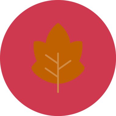 sonbahar ikonu vektör illüstrasyonu