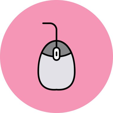 Fare. Web simgesi basit illüstrasyon