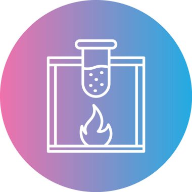 Ateş simgesinin vektör illüstrasyonu