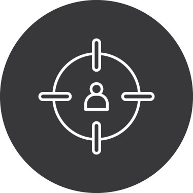 Modern simgenin vektör illüstrasyonu