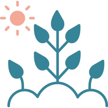 bitki bahçesi simgesi ana hatlarıyla