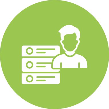 İş ve finans simgesinin vektör illüstrasyonu