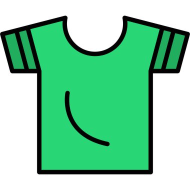 Kıyafetler. Web simgesi basit illüstrasyon