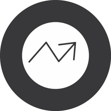 ok simgesi vektör illüstrasyonu