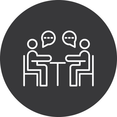 İnsan simgesinin vektör illüstrasyonu